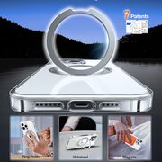 Husa pentru iPhone 15 Pro Max - Torras Ostand Pro MagSafe Series - Clear