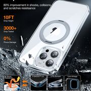 Husa pentru iPhone 15 Pro Max - Torras Ostand Pro MagSafe Series - Clear