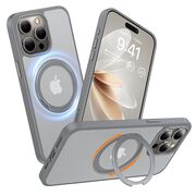 Husa pentru iPhone 15 Pro Max - Torras Ostand Pro MagSafe Series - Titanium Grey