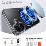 Husa pentru iPhone 16 - Torras Ostand Pro MagSafe Series - Clear