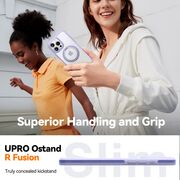 Husa pentru iPhone 16 Pro Max - Torras Ostand R Fusion MagSafe Series - Negru