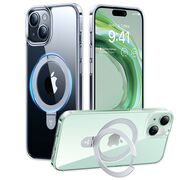 Husa pentru iPhone 15 - Torras Ostand MagSafe Series - Clear