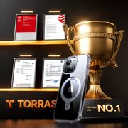 Husa pentru iPhone 15 - Torras Ostand MagSafe Series - Clear