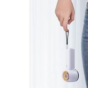 Ventilator Portabil personal Sea Breeze – 100 Trepte Viteza, Afișaj LED, Reglaj Fin, Reincarcabil USB-C, Design Compact - Alb