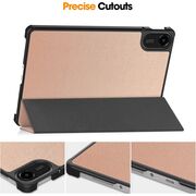 Husa pentru  Xiaomi Redmi Pad 2 tip stand functie sleep/wake-up, protectie 360 - Rose gold