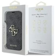 Husa pentru iPhone 16 Pro - Guess Book 4G - Black