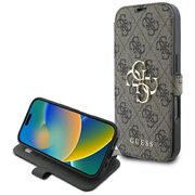 Husa pentru iPhone 16 Plus - Guess Book 4G - Brown