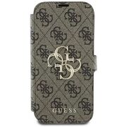 Husa pentru iPhone 16 Plus - Guess Book 4G - Brown