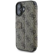 Husa pentru iPhone 16 Plus - Guess Book 4G - Brown