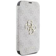 Husa pentru iPhone 16 Plus - Guess Book 4G - Pink
