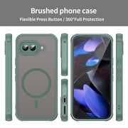 Husa pentru  Google Pixel 9A cu protectie pentru lentile si MagSafe EasyCharge, Ghost Series Anti-ingalbenire, frosted - Verde