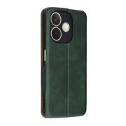 Husa tip carte pentru Oppo A5 Pro 5G Smart Wallet fata - spate protectie 360 - Verde