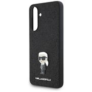 Husa pentru Samsung Galaxy A56 5G - Karl Lagerfeld Hardcase Glitter Fixed  - Ikonik Logo