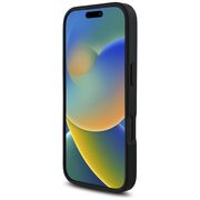 Husa iPhone 16 Pro - Karl Lagerfeld Hardcase Grained Leather Cardslots - Metal Elong