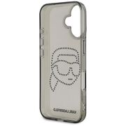 Husa pentru iPhone 16 - Karl Lagerfeld IML Rhinestones - Karl Head