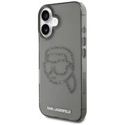Husa pentru iPhone 16 - Karl Lagerfeld IML Rhinestones - Karl Head