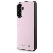 Husa pentru Samsung Galaxy A56 5G - Karl Lagerfeld Saffiano - Pink Metal Logo