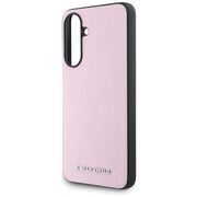 Husa pentru Samsung Galaxy A56 5G - Karl Lagerfeld Saffiano - Pink Metal Logo
