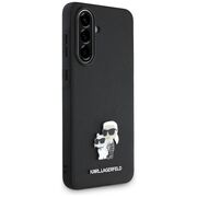 Husa pentru Samsung Galaxy A56 5G - Karl Lagerfeld Saffiano - Karl&Choupette Metal Pin