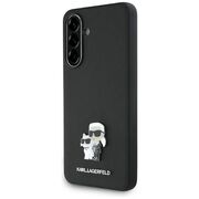 Husa pentru Samsung Galaxy A56 5G - Karl Lagerfeld Saffiano - Karl&Choupette Metal Pin