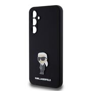 Husa pentru Samsung Galaxy S23 FE - Karl Lagerfeld Silicone- Ikonik Metal Pin