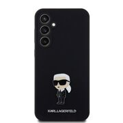 Husa pentru Samsung Galaxy S23 FE - Karl Lagerfeld Silicone- Ikonik Metal Pin