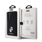 Husa pentru Samsung Galaxy S23 Plus - Karl Lagerfeld Silicone - Karl&Choupette Metal Pin