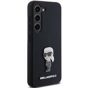Husa pentru Samsung Galaxy S23 Plus - Karl Lagerfeld Silicone - Ikonik Metal Pin