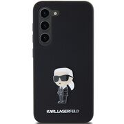 Husa pentru Samsung Galaxy S23 Plus - Karl Lagerfeld Silicone - Ikonik Metal Pin