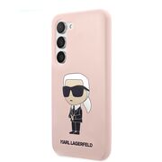 Husa pentru Samsung Galaxy S23 Plus - Karl Lagerfeld Silicone - Pink Ikonik