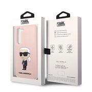 Husa pentru Samsung Galaxy S23 Plus - Karl Lagerfeld Silicone - Pink Ikonik