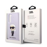 Husa pentru Samsung Galaxy S23 Plus - Karl Lagerfeld Silicone - Purple Ikonik