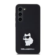 Husa pentru Samsung Galaxy S23 - Karl Lagerfeld Silicone - Choupette Metal Pin