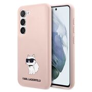 Husa pentru Samsung Galaxy S23 - Karl Lagerfeld Silicone - Pink Choupette