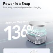 Husa Apple AirPods Pro 1 / 2 ESR Cyber Magnetic Lock HaloLock, gri