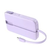 Baterie Externa pentru Telefon USB, Type-C, cu Cablu, 10000mAh, 30W - Ugreen PB511 (35604B) - Purple