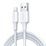 Cablu de Date USB la Lightning, 5V/2.4A, 480Mbps, 2m - Ugreen US155 (20730) - White