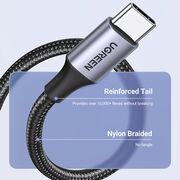 Cablu de Date USB la Type-C, PD18W, 3A, 480Mbps, QC3.0, 1m - Ugreen US288 (60126) - Space Gray