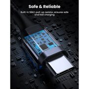Cablu de Date, USB la Type-C, 3A, 18W, 480Mbps, Fast Charge, 2m - Ugreen US288 (60128) - Space Gray