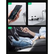 Cablu de Date, USB la Type-C, 3A, 18W, 480Mbps, Fast Charge, 2m - Ugreen US288 (60128) - Space Gray