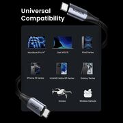 Cablu pentru Alimentare Type-C la Type-C, 100W, 5A, 4K, 10Gbps, 1m - Ugreen US355 (80150) - Black