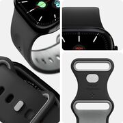 Curea pentru Apple Watch 1/2/3/4/5/6/7/8/9/10/SE/SE 2 (38/40/41/42mm) - Spigen Nano Pop - Black Sesame