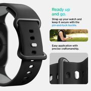 Curea pentru Apple Watch 1/2/3/4/5/6/7/8/9/10/SE/SE 2 (38/40/41/42mm) - Spigen Nano Pop - Black Sesame