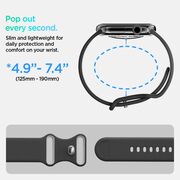 Curea pentru Apple Watch 1/2/3/4/5/6/7/8/9/10/SE/SE 2 (38/40/41/42mm) - Spigen Nano Pop - Black Sesame