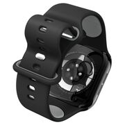 Curea pentru Apple Watch 1/2/3/4/5/6/7/8/9/10/SE/SE 2 (38/40/41/42mm) - Spigen Nano Pop - Black Sesame