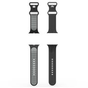 Curea pentru Apple Watch 1/2/3/4/5/6/7/8/9/10/SE/SE 2 (38/40/41/42mm) - Spigen Nano Pop - Black Sesame