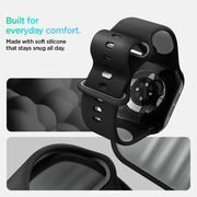 Curea pentru Apple Watch 1/2/3/4/5/6/7/8/9/10/SE/SE 2 (38/40/41/42mm) - Spigen Nano Pop - Black Sesame
