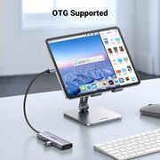 Hub Multiport, Slim, USB-C, 3x USB, HDMI, PD100W, 5Gbps, 4K, 0.2m - Ugreen (15596) - Gray