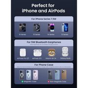 Incarcator fara Fir 2in1, 25W, 3A, USB-C - Ugreen W528 (45055) - White