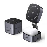 Incarcator Pliabil fara Fir 2in1, 15W, Cablu, 1m - Ugreen W702 (35316) - Black